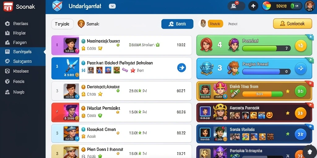 Tangkapan layar menampilkan level yang menantang dan menarik.