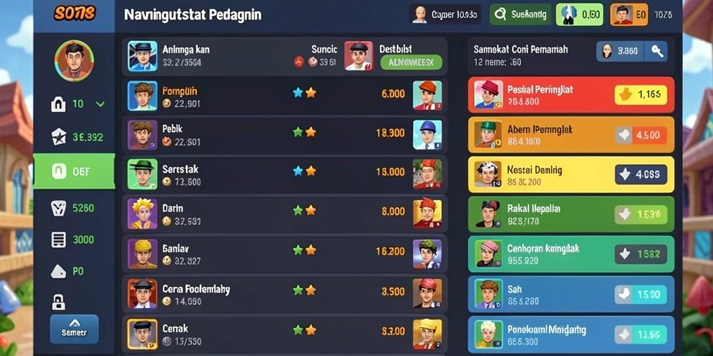 Tampilan antarmuka yang menarik dan mudah digunakan.