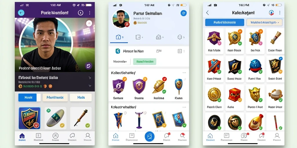 Tampilan awal game yang menarik dan penuh warna.