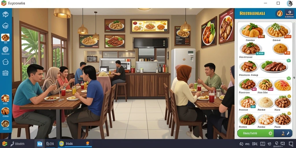 Tampilan antarmuka pengguna yang menarik dan mudah digunakan.