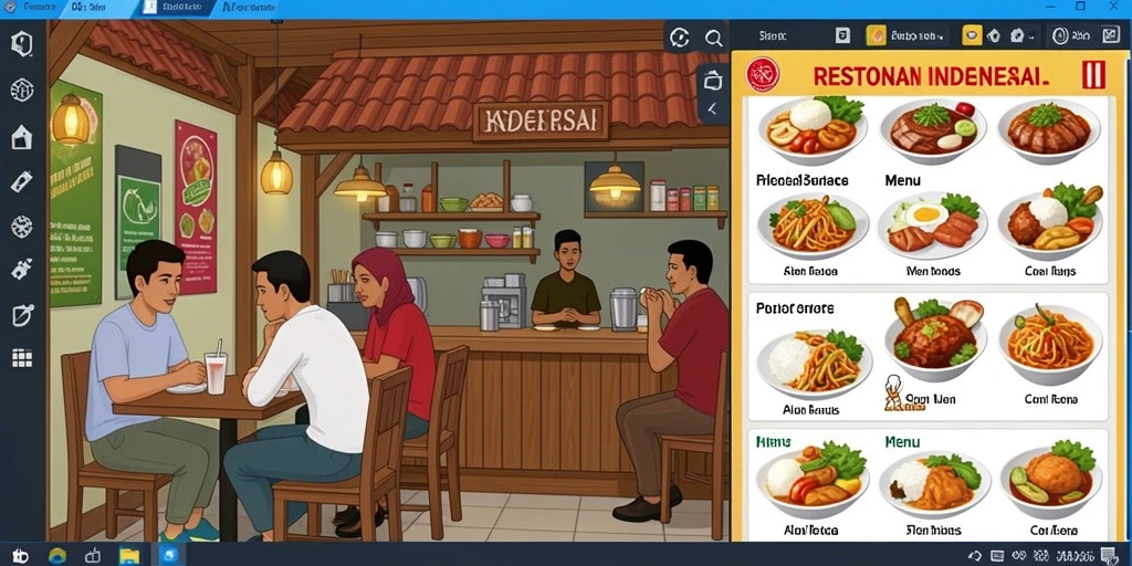 Tampilan antarmuka yang menarik dan user-friendly.