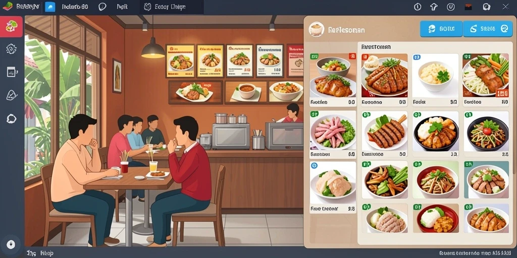 Tampilan antarmuka yang bersih dan modern.