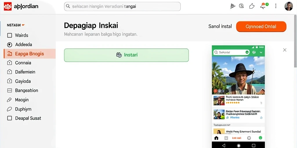 Screenshot ini menggambarkan latar belakang yang menakjubkan.