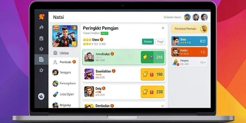 Tampilan antarmuka yang user-friendly dan menarik.