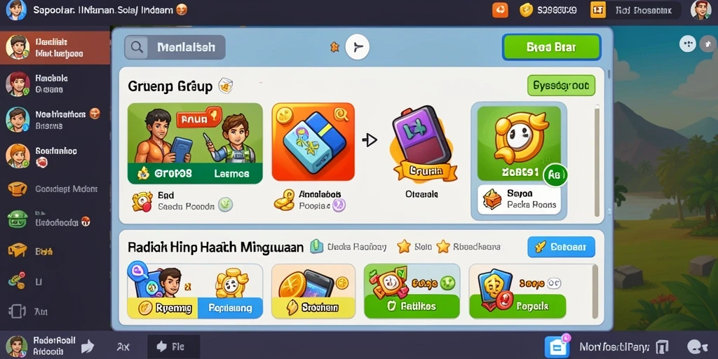 Tampilan awal yang memukau dan menarik.