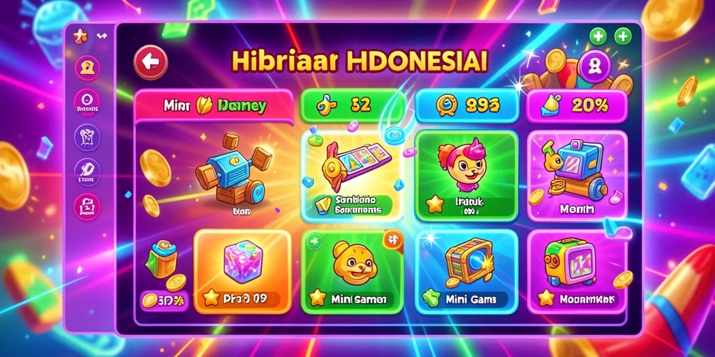 Tangkapan layar menunjukkan antarmuka pengguna OLLO4D yang menarik.