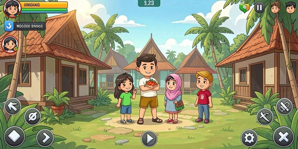 Tampilan antarmuka yang sederhana dan menarik.
