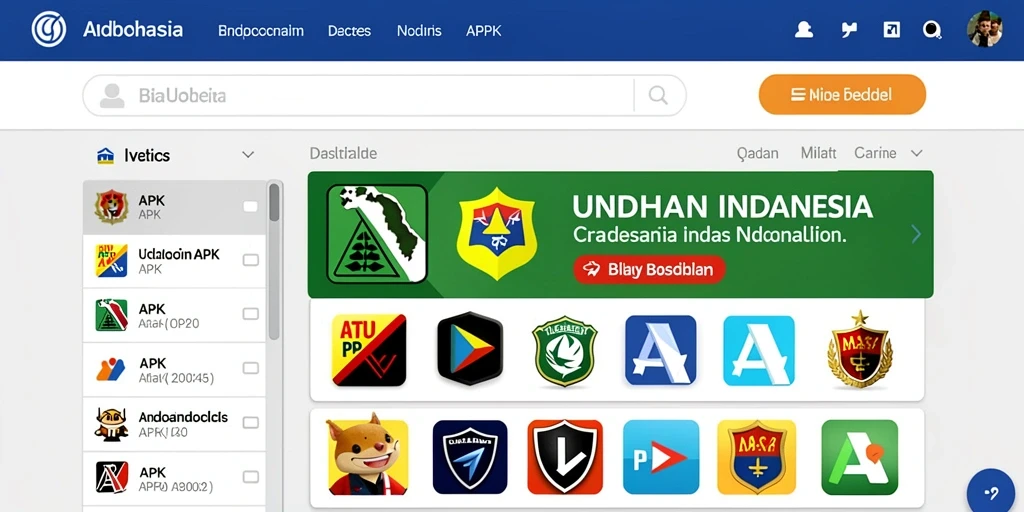 Tampilan menu utama yang menarik dan mudah dinavigasi.