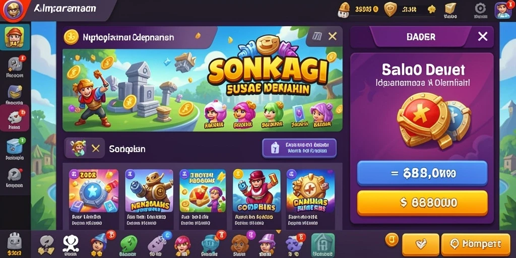 Screenshot yang menunjukkan karakter utama dalam aksi.