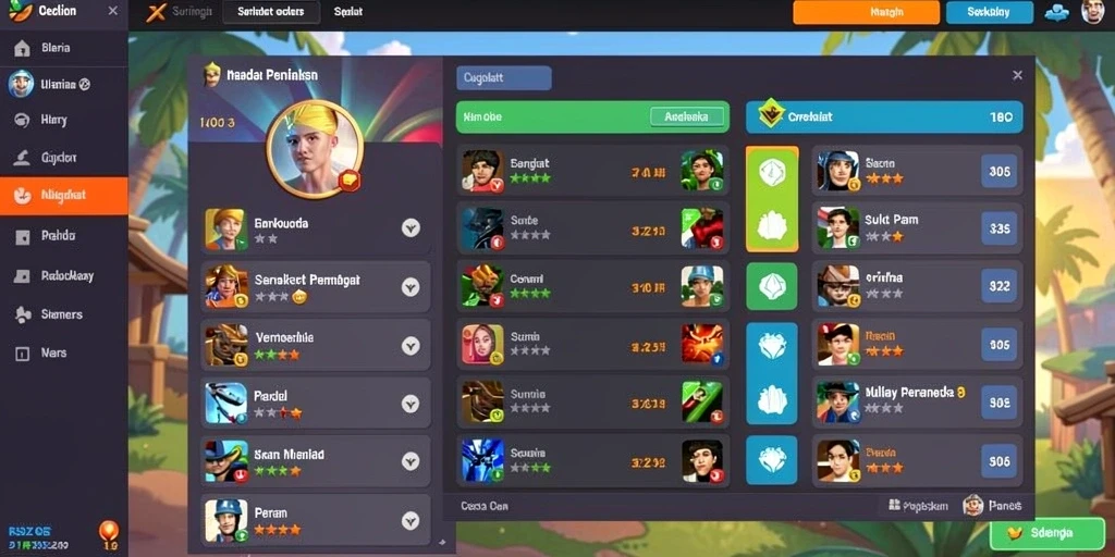 Tampilan menarik dari permainan slot di WINALLCASINO.