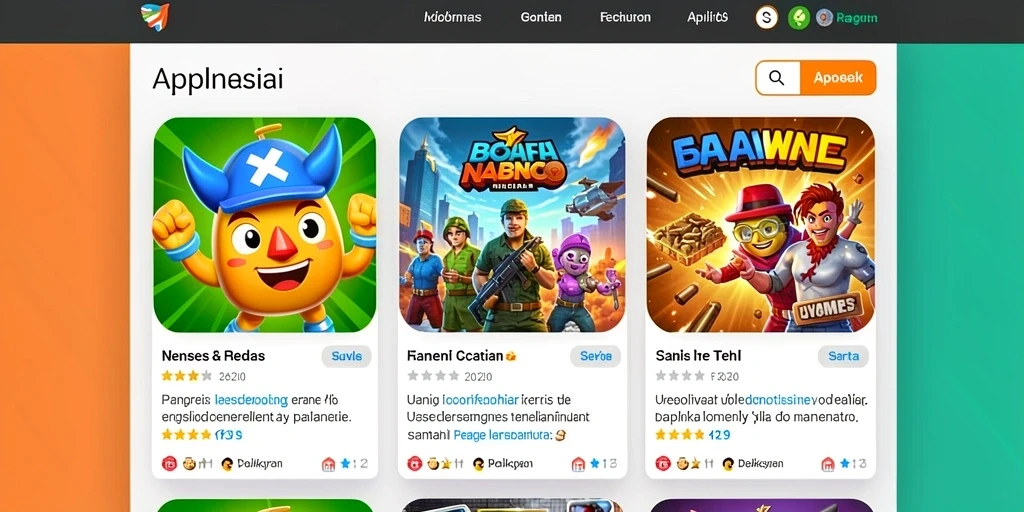 Tampilan awal yang menarik dan mudah dipahami.