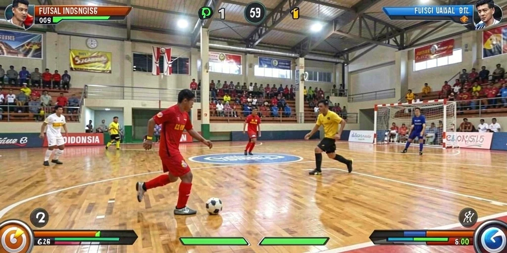 Tampilan awal permainan yang menarik.